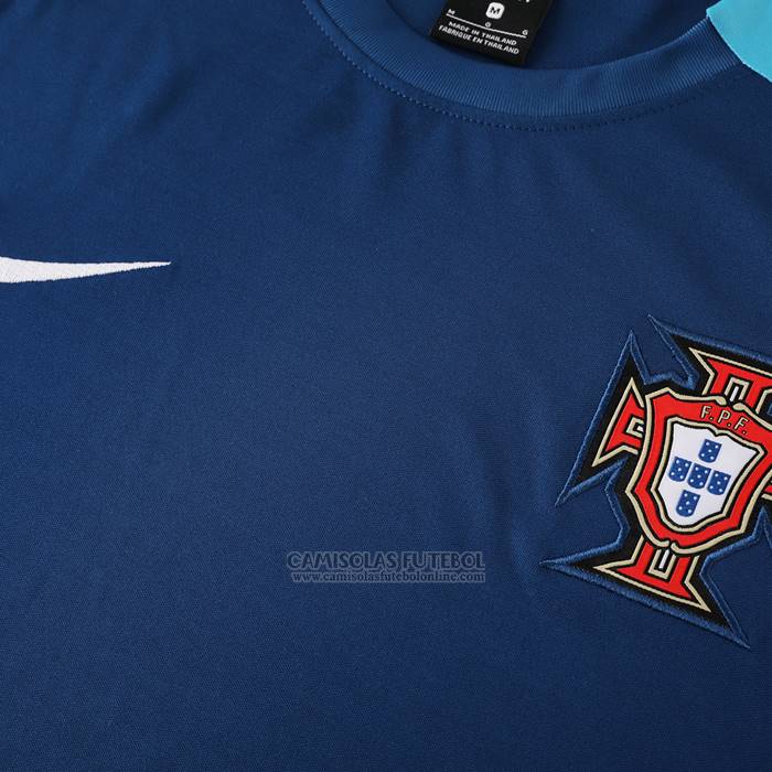 Fato de Treino Portugal Manga Curta 2024-2025 Azul - Calcas Curta